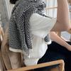 Plush Winter Cashmere Scarves Striped Long Shawl Elegant Imitate Cashmere Scarf  Student