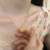 Classic Retro Fashion Brushed Butterfly Orchid Pearl Necklace Tassel Luxury Exquisite Clavicle Chain Wedding Jewelry Gifts