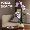 Oncidium Eternal Flower Model Building Blocks,Botanical Collection,Moc Classic Home Desktop Decoration Toys For Girls Kids Gifts