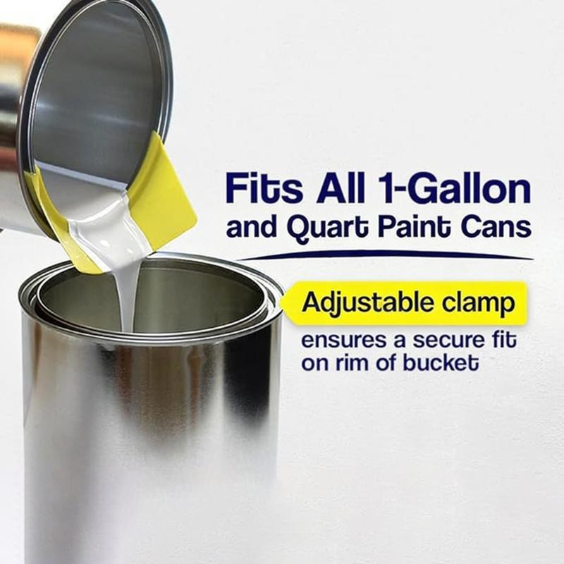 Professional Paint Bucket Spout with Anti Drip Design Spout Attachment for Smooth Liquid Flow In Painting Projects