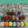 Artificial Allium Giganteum Plant Bouquet With Durable Plastic Material For Home And Photography