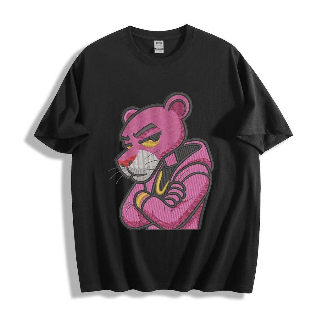 Gender-Neutral Cool Pink Panther Graphic T-Shirt