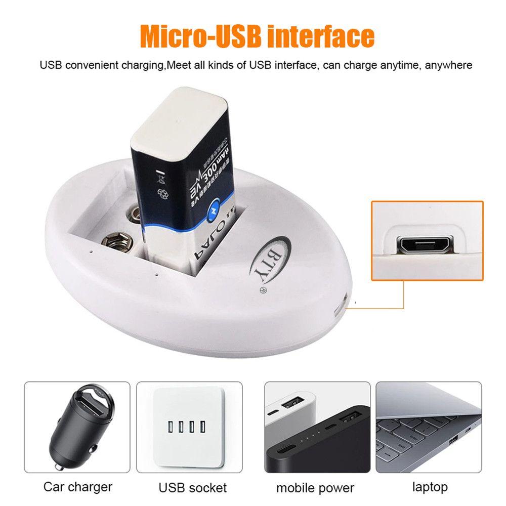 Universal Portable Rechargeable Intelligent Battery Charger 2 Slot Adapter Fast Charging Dock
