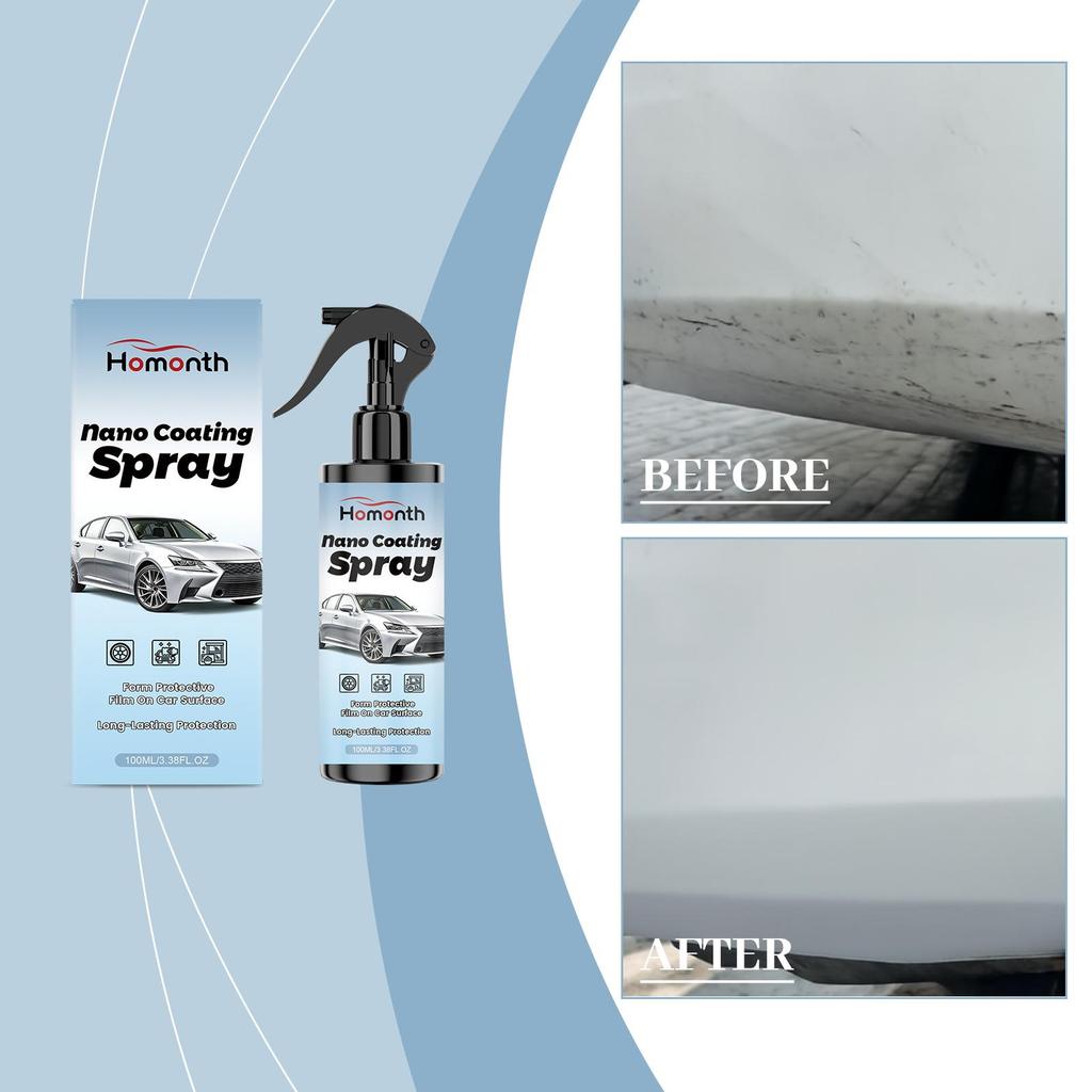 Homonth Nano Coating Spray 100ML Transparent Nano Quick Coat Restore