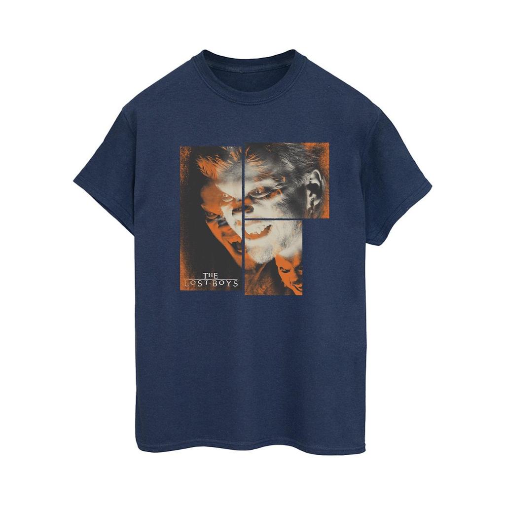 The Lost Boys Womens/Ladies Squares Cotton Boyfriend T-Shirt