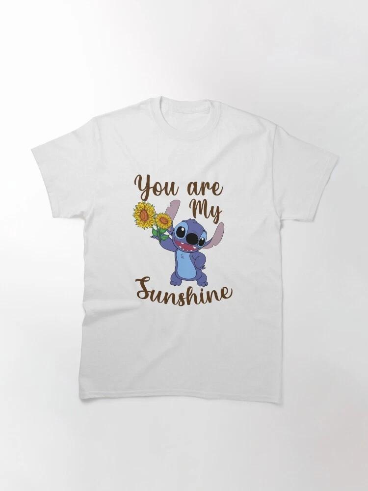 world You Are My Sunshine Stitch Classic TShirt Unisex Style S