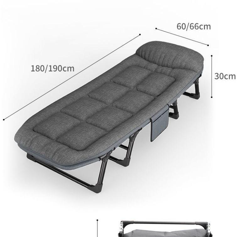 Portable Folding Recliner: Single-Person Office Nap or Army Bed