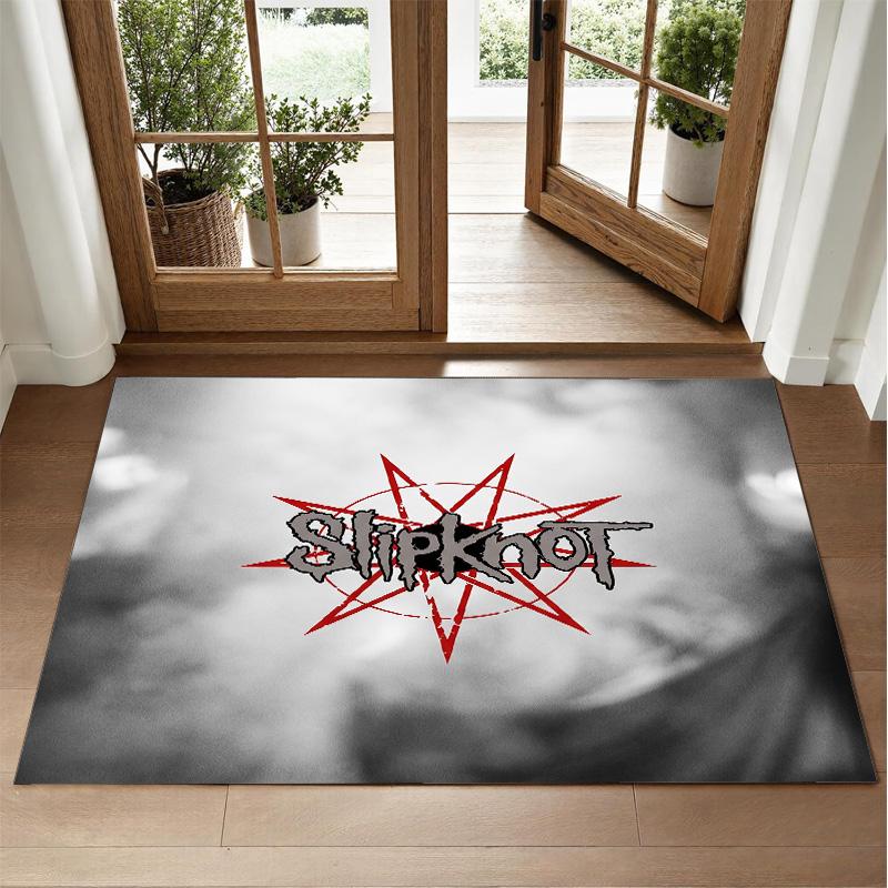 Slipknot Design Crystal Velvet Rug Soft Decorative Mat for Bedroom Entrance