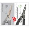 Steel Fishing Line Cutter Accessories Fishing Tool Split Ring Pliers Fishing Pliers Hook Remover Stainless Steel Line Cutter