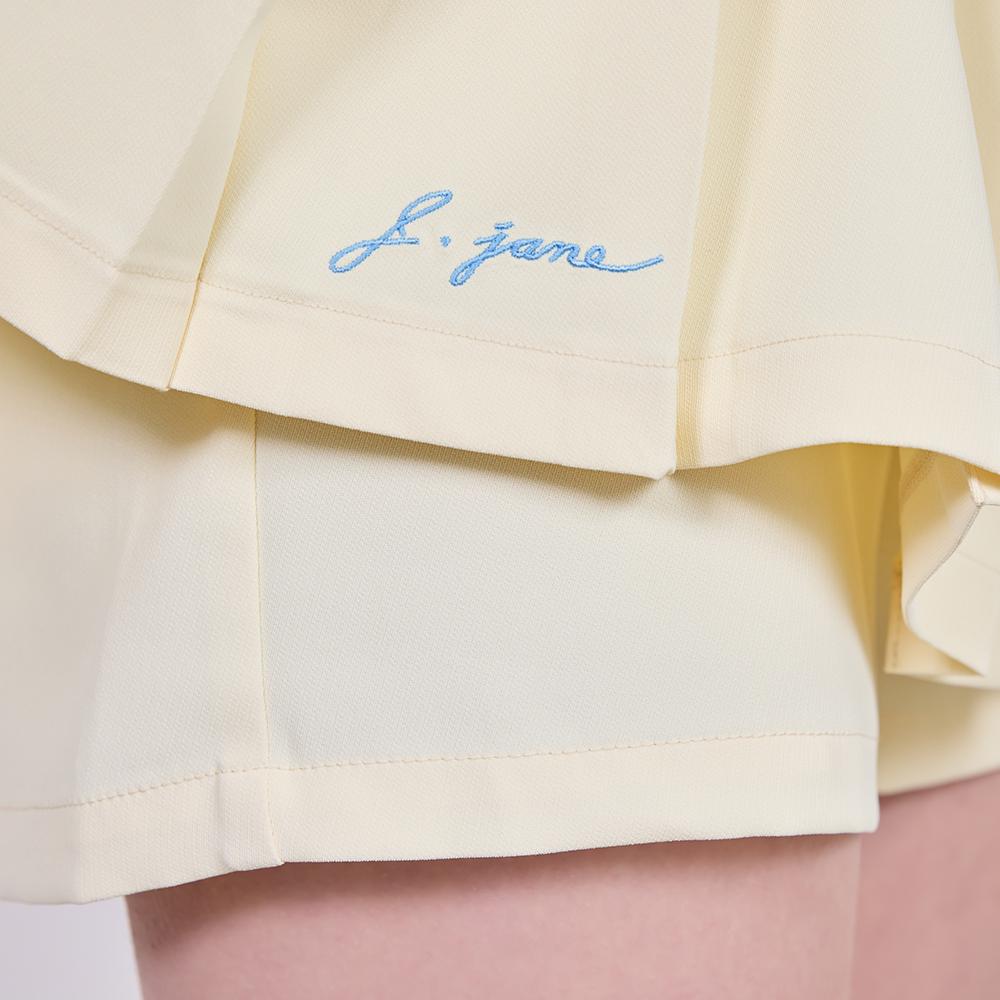 J Jane Pleated Skirt Pants (Yellow)