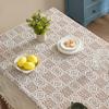 American Retro Pastoral Hollow Crochet Tablecloth Rectangular Round Dining Table Coffee Table Tablecloth Cabinet Cover Towel Household
