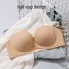 Strapless Non-Slip Push-Up Bandeau for Small Chest - Extra Thick Half Cup Sexy Bra