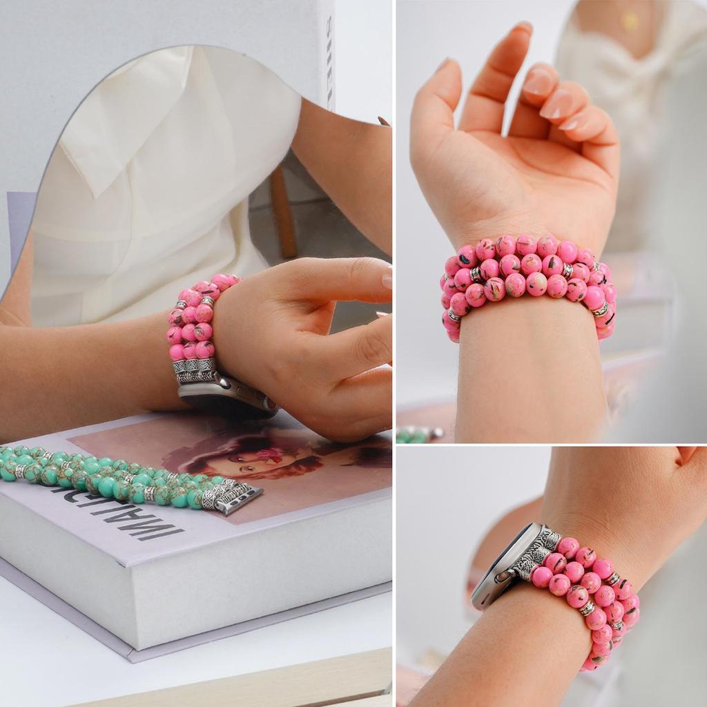 Beaded Bracelet Strap for Apple Watch - Cross-Border Bestseller