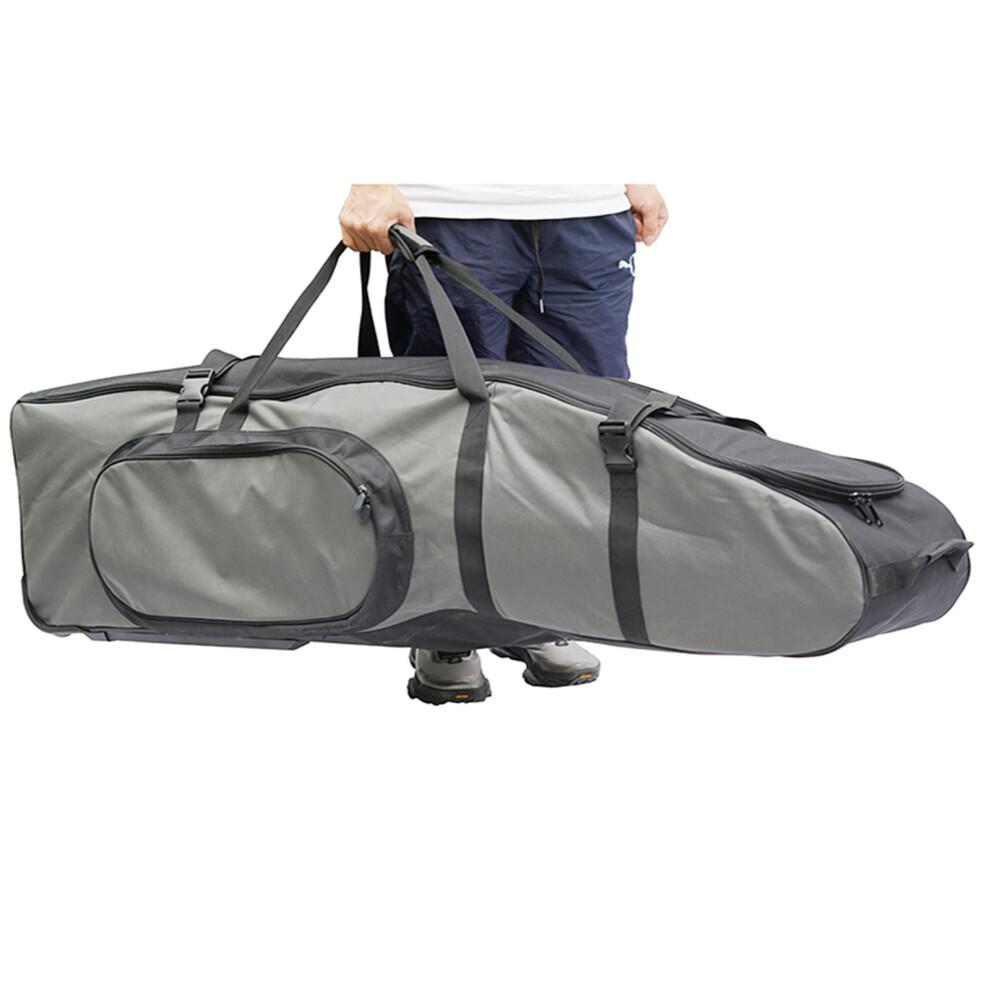 Premium Wheeled Travel Golf Bag Padded Flight Cover Case with Wheels