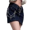 Hiphop Waist Chain with 2layer Star Tassels Waist Charm Street Pants Chain Trousers Chain Hiphop Dancing Accessories