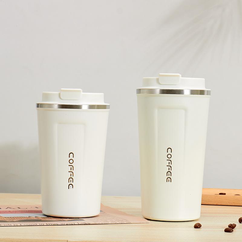 380/510ML Double Stainless Steel Thermo Cafe Coffee Cup Travel Thermal Mug Leak-Proof Thermos Bottle Tea Coffee Mug Vacuum Cups