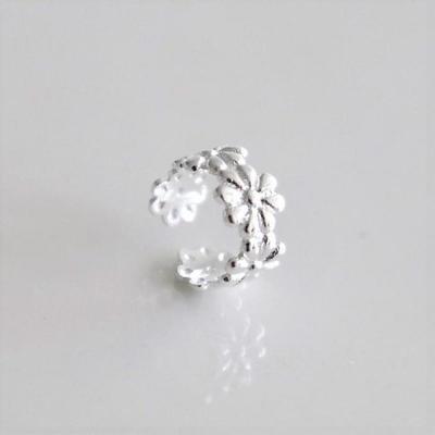 [Silber925] Schicker Blumen-Ohrklemme (6996085)