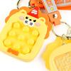 Push Bubble Bead Maze Game Keychain Stress Relief Portable Press Bubble Sensory Fidget Toy Backpack Hanging Decoration Boys Girls Christmas Gifts