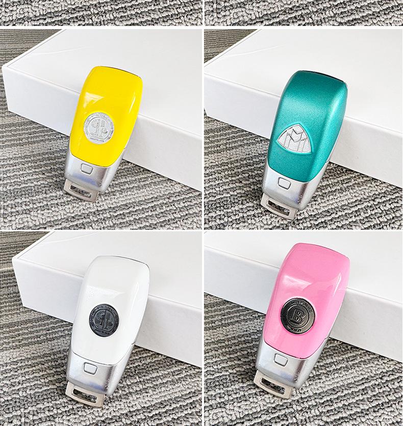 Mercedes-Benz Key Replacement Back Cover for A-Class, E-Class, C-Class, S-Class, G-Class, GLC, GLS, GLE - Painted & Frosted Finish.