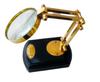Nautical Desk Magnifier Wooden Base Foldable Magnifying Glass