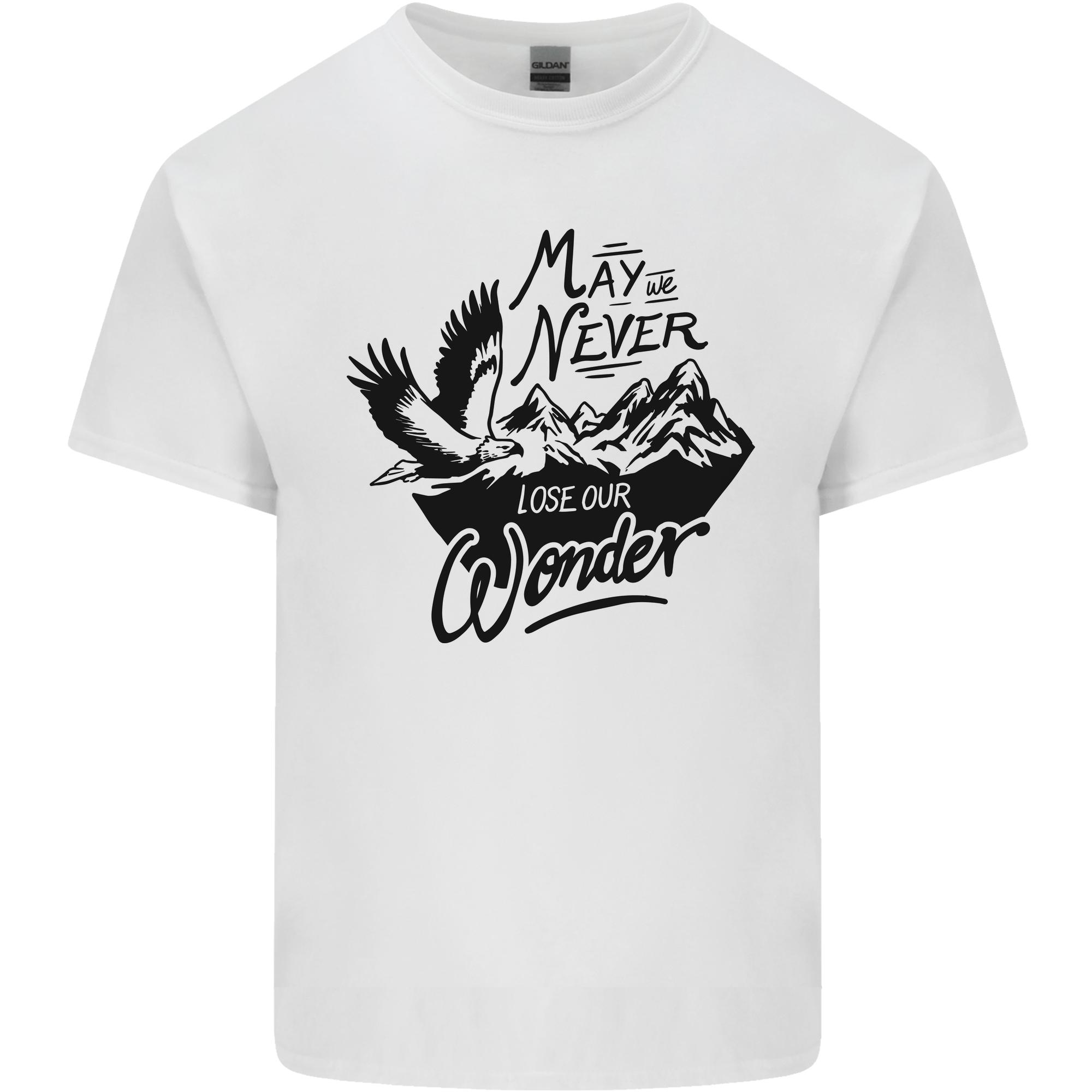 Outdoors Lose Our Wonder Hiking Trekking Unisexs Light Cotton TShirt S