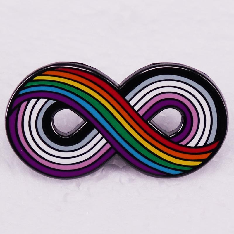 

Infinity Symbol Romanticism Enamel Brooch