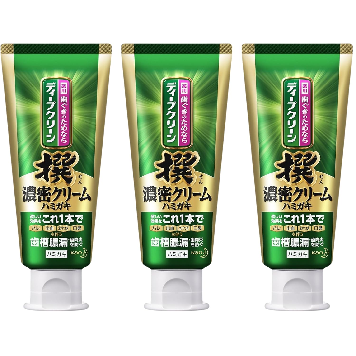 

Зубная паста Kao Deep Clean Sen Dense Cream 100 г Набор из 3 шт. 8LINK