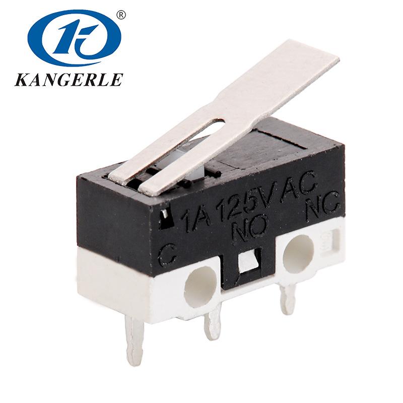 High-Temperature Resistant Miniature Micro Switch with Long Handle and Various Pin Header Lengths