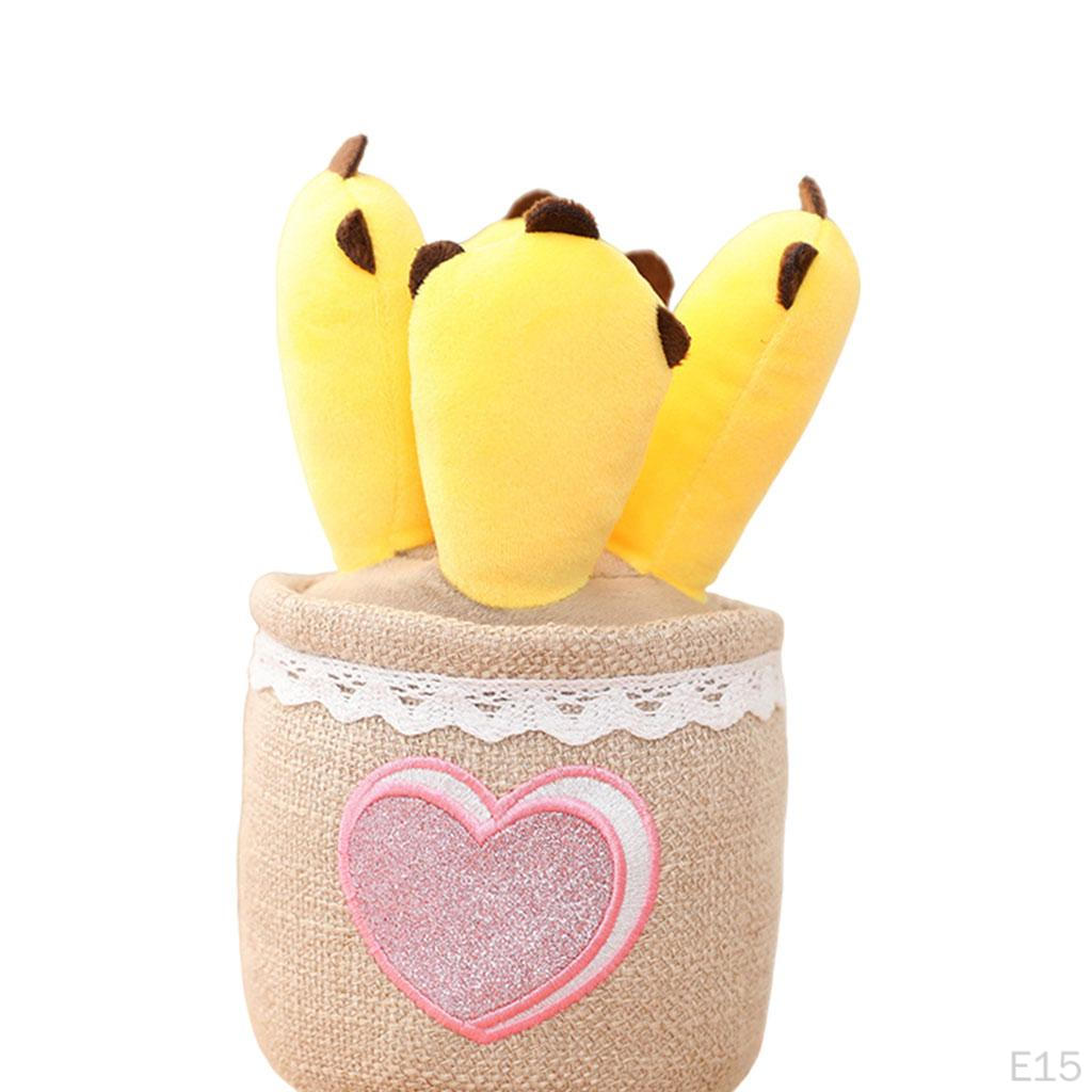 Cute Potted Plants Plush Toys, Lovely Stuffed Doll, Car office and home Drcorative Small Gadget for