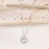 3pcs Set Trendy Simple Smooth Surface Stainless Steel Geometry D-shaped Pendant Necklace Bracelet Earring for Women Jewelry Sets