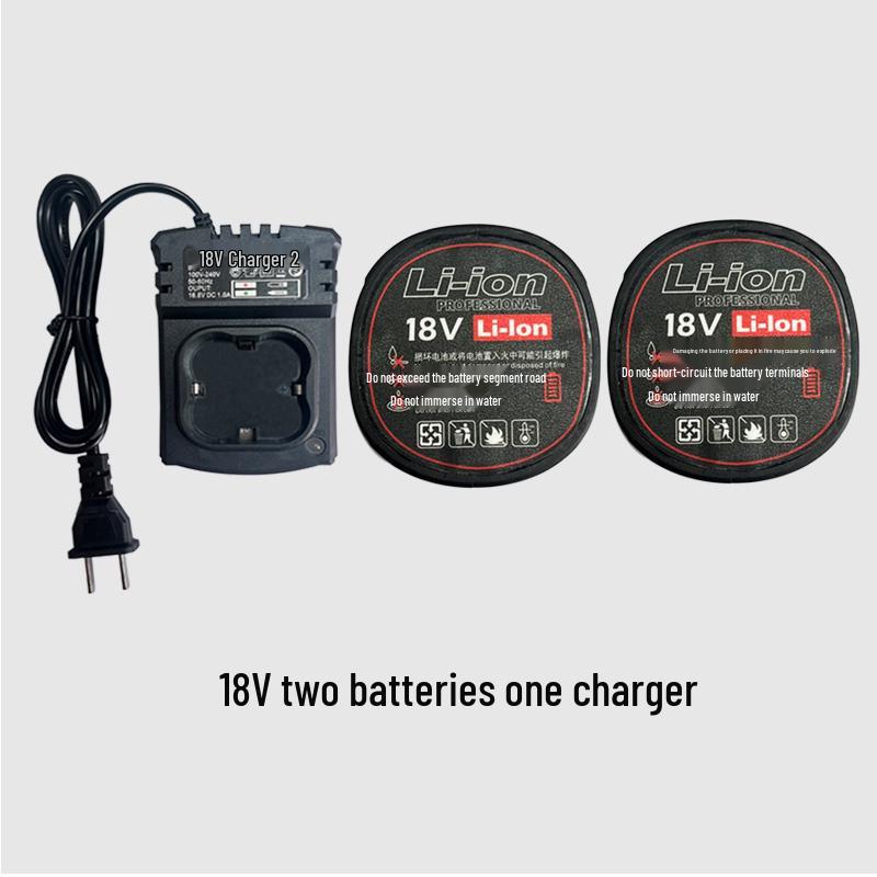 18V Brushless Electric Drill & 16.8V Rechargeable Screwdriver with Large Capacity Lithium Battery
