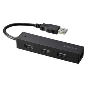 

Buffalo Bus Powered 4 Port Hub BSH4U050U2BK USB2.0 (Black)