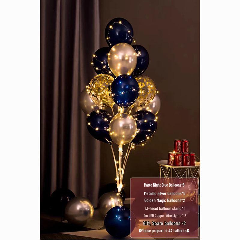 Luminous Balloon Floor Stand for Events: Birthday, Wedding, Anniversary, Party, and More.