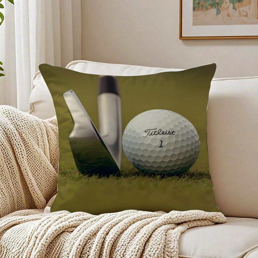 Popular Golf Sports TTitleistSFamous Cushion Cover Pillowcase Antidustmite Living Room Sofa Decor Cushion Room