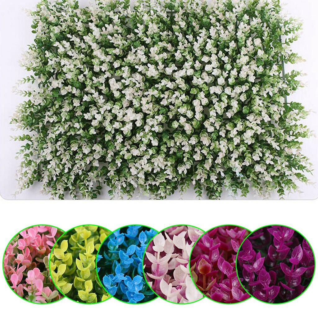 Tappeto di Prato Artificiale per Decorazione Domestica Matrimonio Pannello di Fogliame a Colori