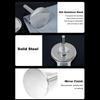 304 Stainless Steel Meat Pounder Thickened Burger Press Meat Tenderizer  Grill Cooking