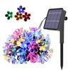 Lampki Ogrodowe Solarne Kwiatki 7M 50Led Multikolor - Do Dekoracji Ogrodu