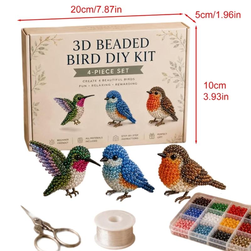 3D Beaded Animals Complete Set For Kids Room Decoration Educational Toy For Kids Classroom Activity