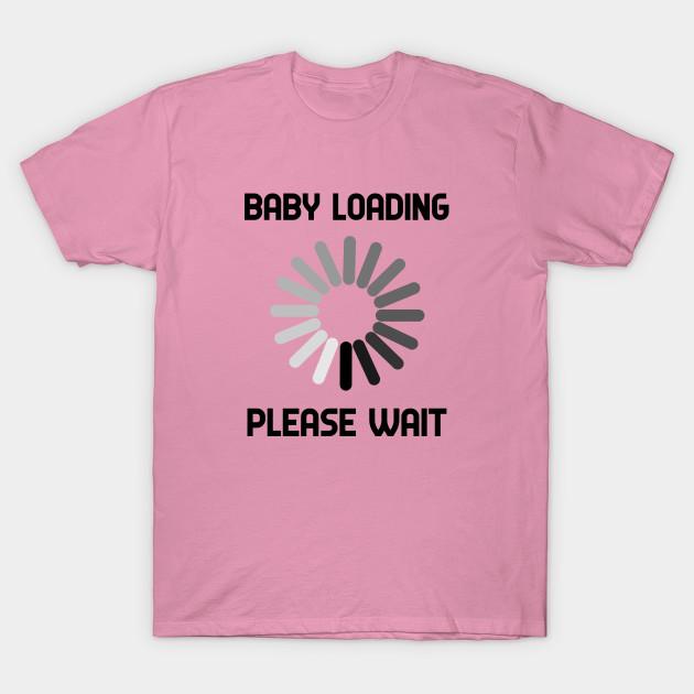 

Женская футболка Baby Loading Please Wait Смешные подарки для беременных Принт Харадзюку Кавайная футболка Летняя футболка с коротким рукавом Женская футболка Топ L розовый