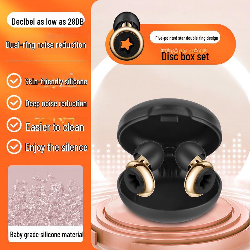Bouchons d'oreille en silicone anti-bruit: Étanche, Insonorisé, Idéal pour les dortoirs, le travail, les ateliers et le ronflement
