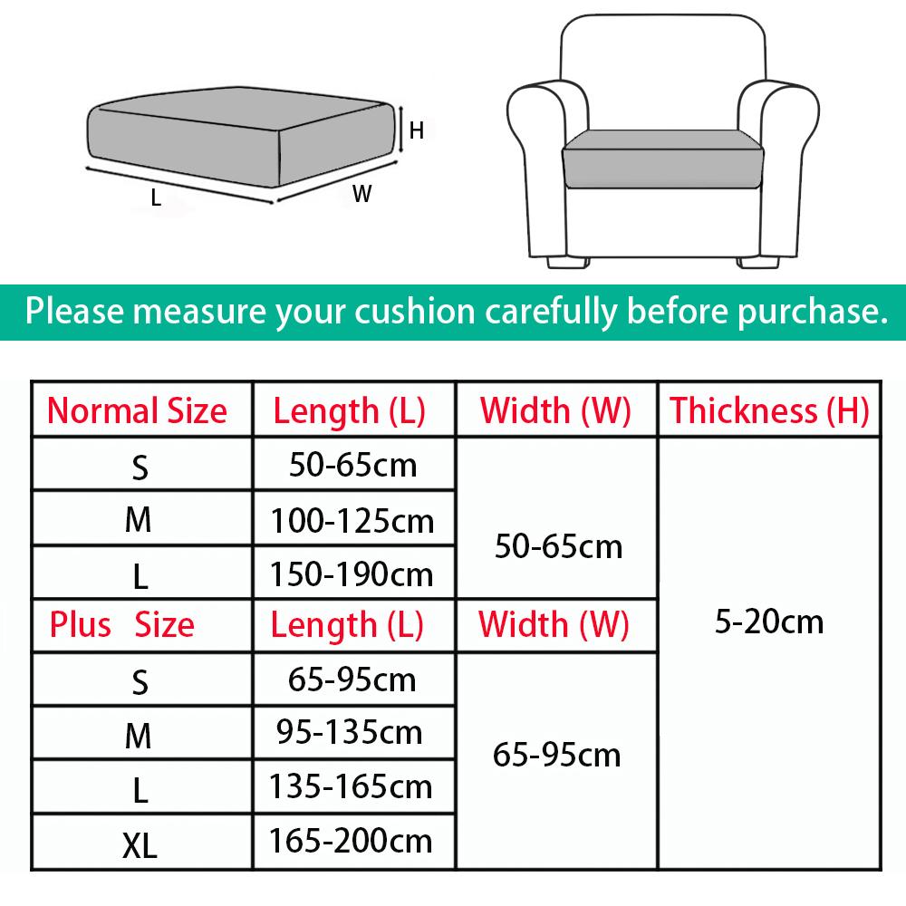 Waterproof Stretch Sofa Cushion Cover Furniture Protector High Elasticity Couch Slipcover For Living Room All Cover