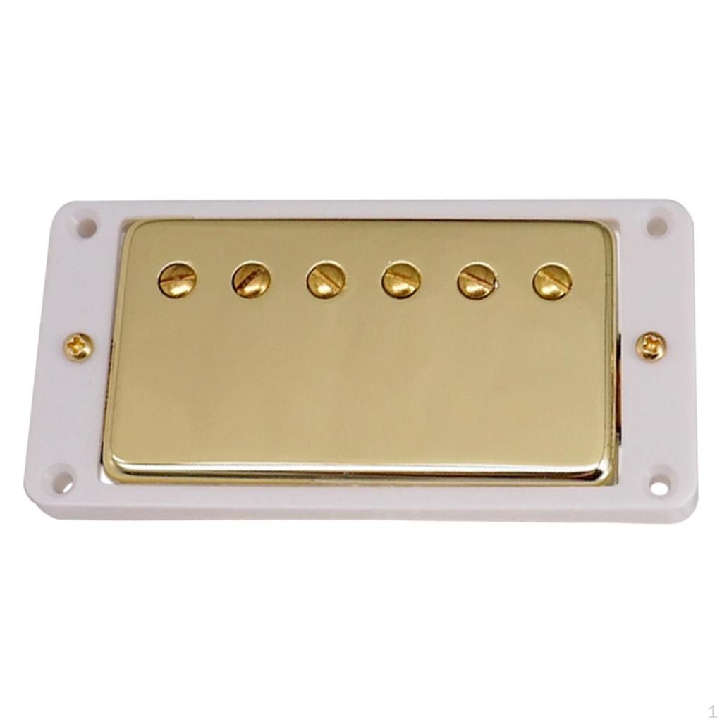 Guitar Neck Bridge Pickup Replacement 5.2cm, Ceremic Copper Double Coil for Style,