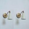 Pair Of Wall Sconce Lamp , Bathroom Lamp Wall Light Fixture, Mid Century Shade Cone Wall Lights