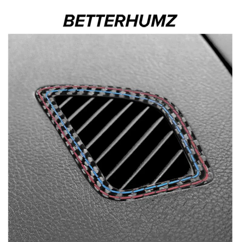 For BMW F20 F21 F22 F23 Dashboard Side Air Vent Outlet Trim Frame Made of Alcantara Performance Sticker Car Interior Accessories
