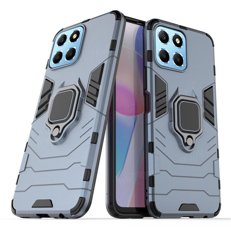 For Honor 70 Lite Case Cover Huawei Honor 70 Lite Capas PC Back Shockproof Armor Ring Magnetic Holder Case Honor 70 Lite Fundas