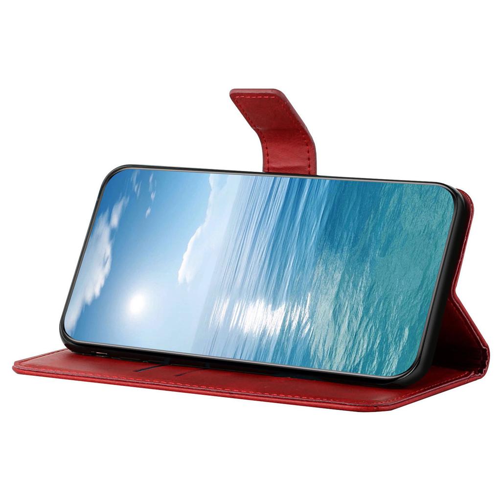 For Xiaomi Redmi Note 13 Pro 4G/Poco M6 Pro 4G Case Lines Imprinted PU Leather Wallet Stand Phone Cover