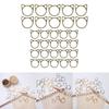 30 Pieces Locking Stitch Markers Set Zinc Alloy Cute Charms Rings Crochet Accessories for