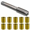 High Speed Steel Tap Spark Plug Thread Repair Kit M10/M12/M14 Size Thread Inserts Kit DIY Repairs