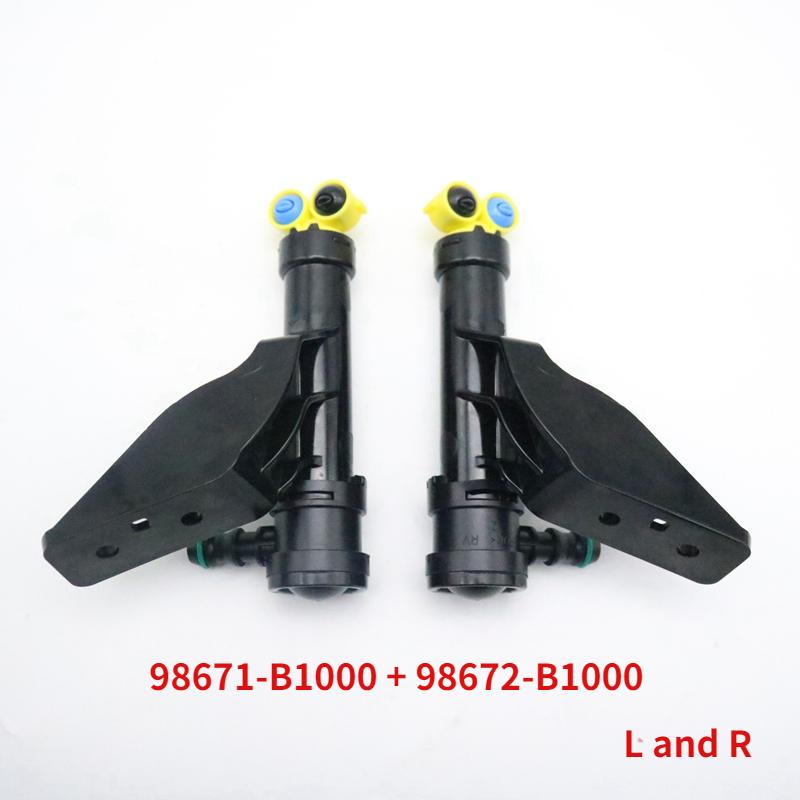 For Hyundai GENESIS G80 2015-2017 Headlamp Headlight Washer Sprayer Nozzle Jet Actuator Pump 98671-B1000 98672-B1000