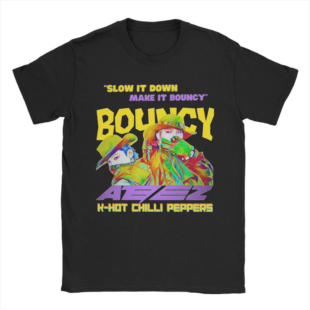 Graphic Printed Ateezed Lemon Drop 2025 Pop Music T Shirt for Men Women  100% Cotton Tee Shirt Short Sleeve Tops